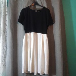 Stunning black and white Amelia dress